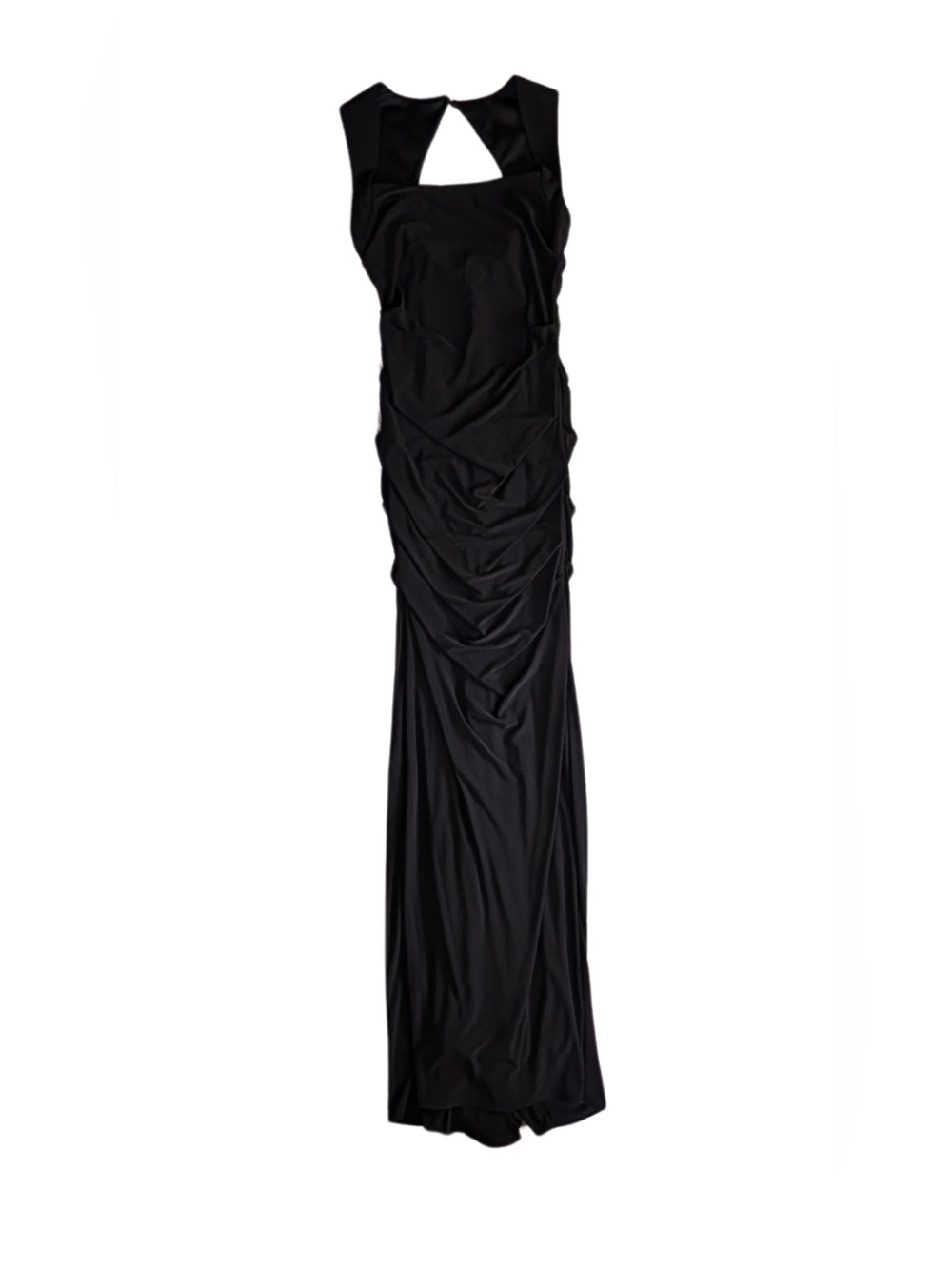 Adrianna Papell Black Evening Dress with Hidden Back Zip - Picture 3 of 9